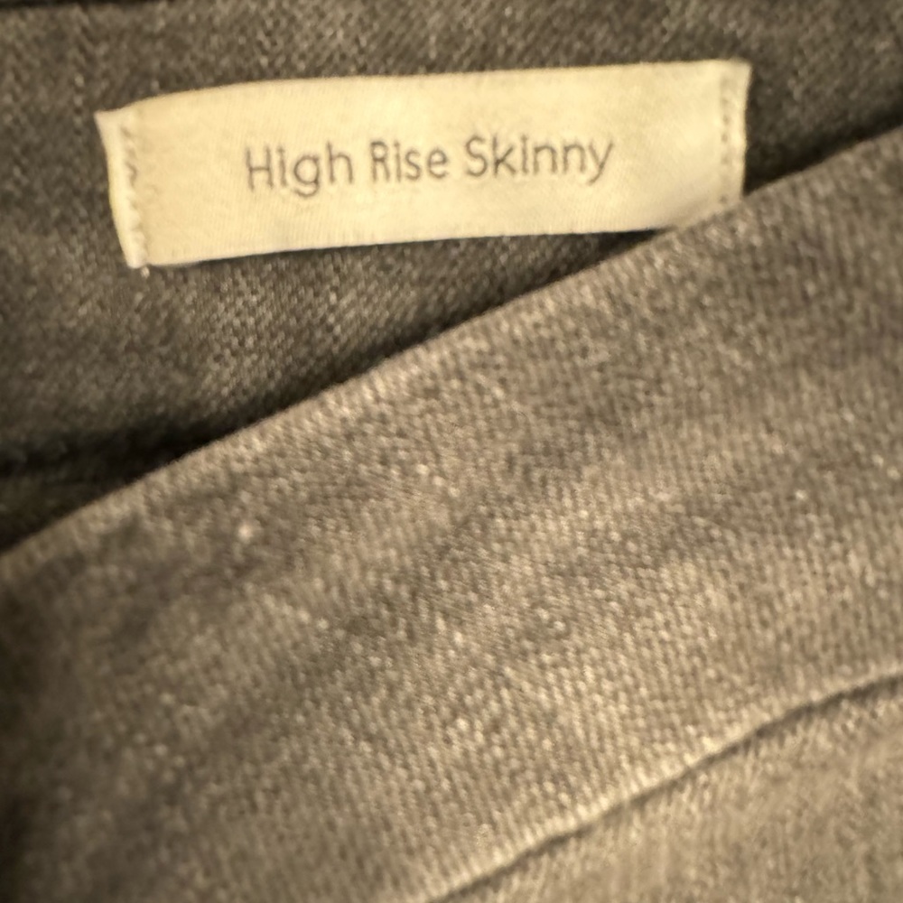 High Rise Gray Jeans Y2K - Picture 5 of 5